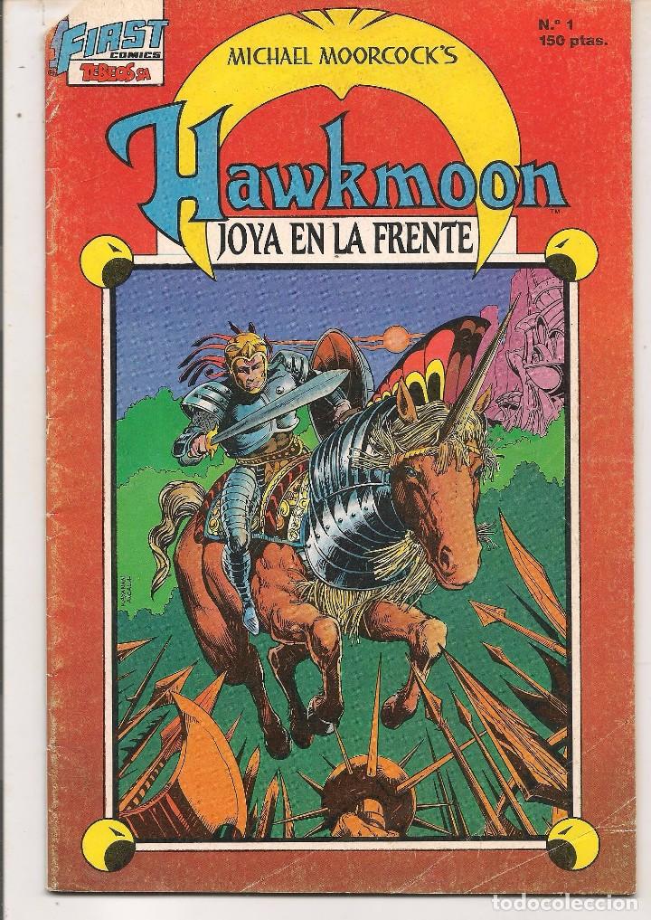 C&oacute;mics: HAWKMOON. JOYA EN LA FRENTE. N&ordm; 1. FIRST COMICS.  (C/A3) - Foto 1