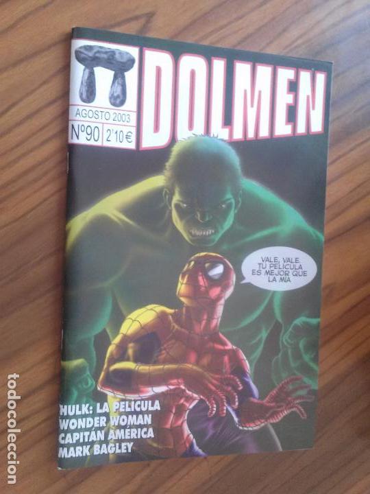 Comics: DOLMEN 90. AGOSTO DE 2002. REVISTA DE INFORMACI&Oacute;N. GRAPA. BUEN ESTADO.