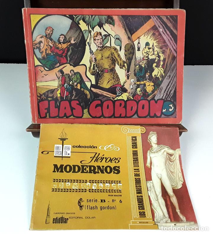 C&oacute;mics: FLASH GORDON. 2 EJEMPLARES(VER DESCRIPCI&Oacute;N). VV. AA. VARIAS EDITORIALES. 1958. - Foto 1