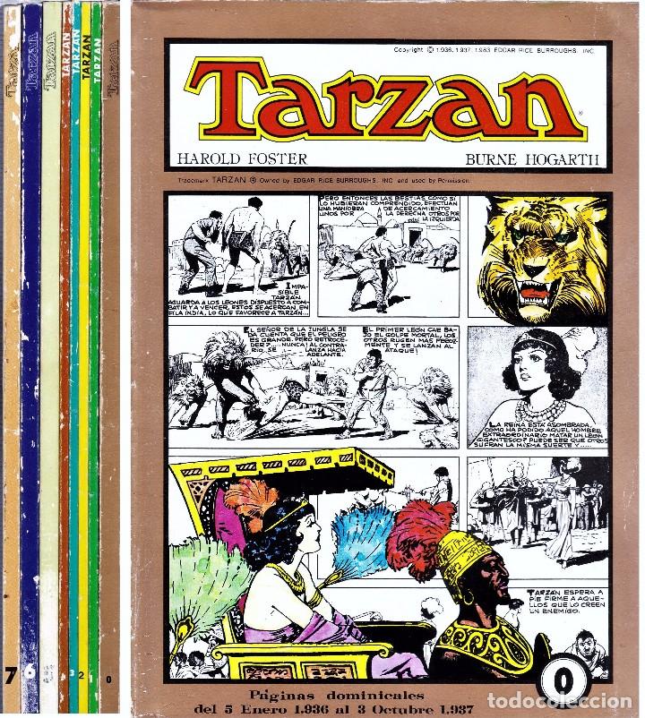 C&oacute;mics: TARZAN de Burne Hogarth. Colecci&oacute;n completa (8 tomos) Ed. Joaquin Esteve, 1982. - Foto 1
