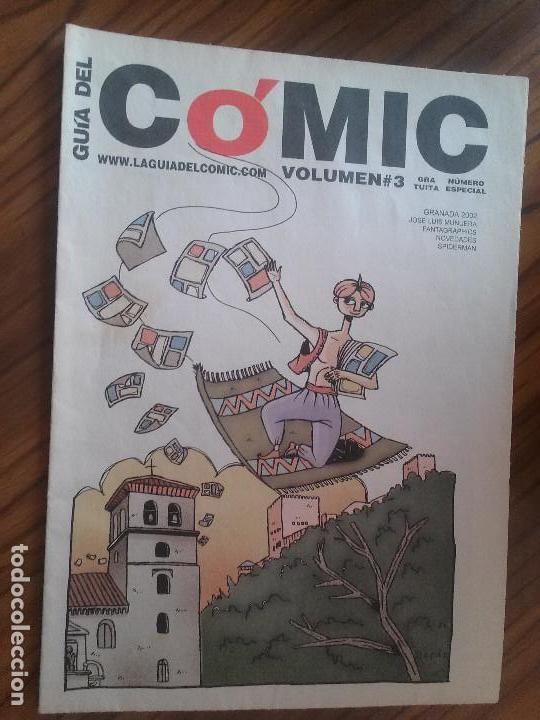 Fumetti: GUIA DEL COMIC 3. ESPECIAL N&Uacute;MERO. REVISTA DE INFORMACI&Oacute;N DE COMIC. PAPEL PERI&Oacute;DICO. BUEN ESTADO.