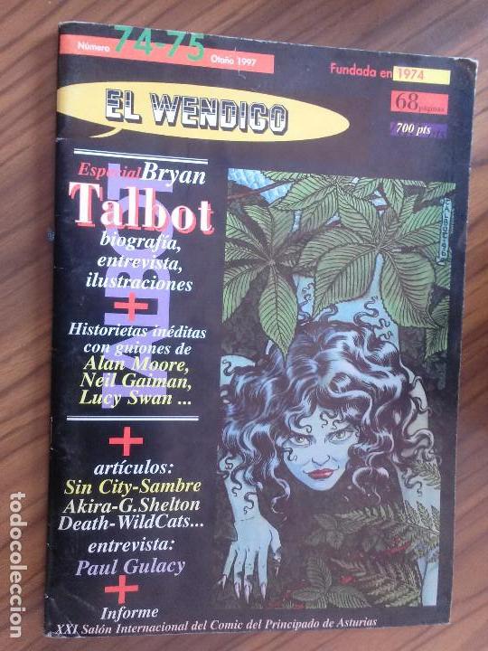 Fumetti: EL WENDIGO 74-75. GRAPA. BUEN ESTADO. REVISTA SOBRE COMICS. RARO