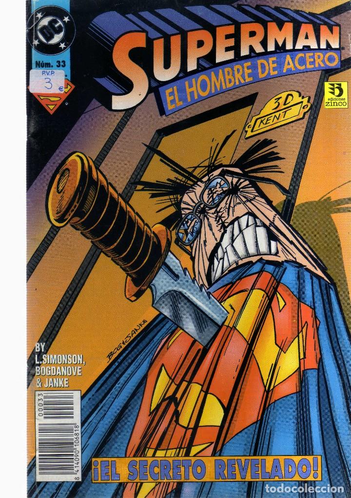 C&oacute;mics: SUPERMAN N&ordm; 33 ED. ZINCO - Foto 1