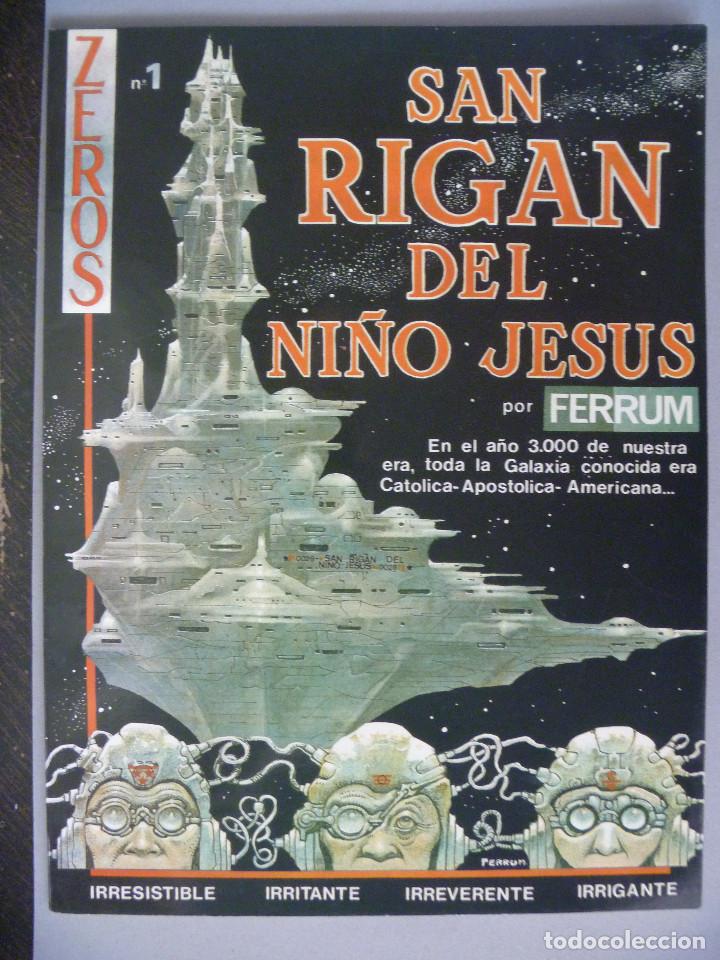 C&oacute;mics: ZEROS N&ordm; 1 : SAN RIGAN DEL NI&Ntilde;O JESUS , POR FERRUM ..... ESTILO MOEBIUS