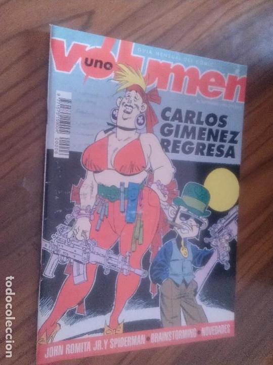 Comics: VOLUMEN UNO 6. REVISTA SOBRE COMICS. GRAPA. TIENE ALGO DE HUMEDAD EN LA PORTADA. RARO