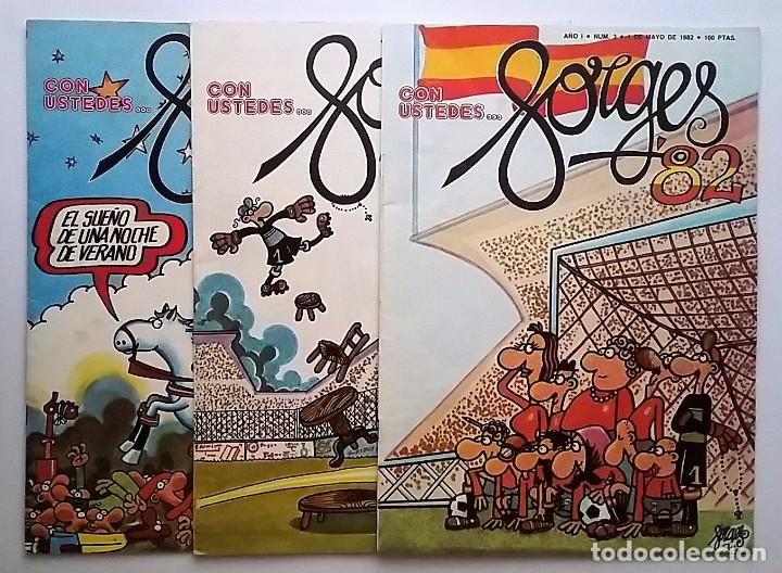 C&oacute;mics: FORGES 82, N&Uacute;MEROS: 1, 2 Y 3. BUEN ESTADO. - Foto 1