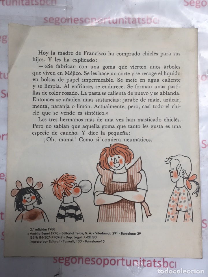 C&oacute;mics: Cuento infantil QU&Eacute; ES LA GOMA de 1980 editorial TEIDE 2 edici&oacute;n - Foto 2