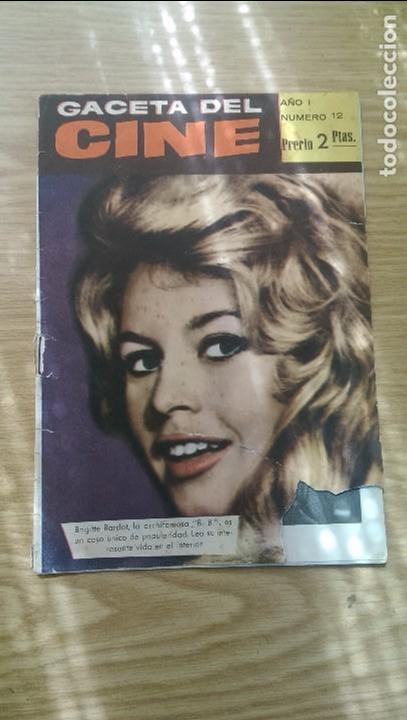 C&oacute;mics: GACETA DEL CINE N&ordm; 12 &laquo;BRIGITTE BARDOT&raquo; - Foto 1