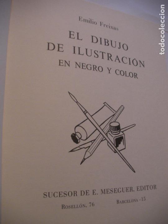 C&oacute;mics: ANTIGUO LIBRO - EL DIBUJO DE ILUSTRACION - EMILIO FREIXAS - Foto 2