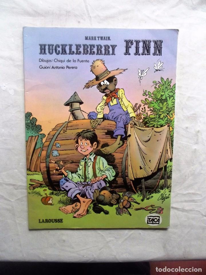 C&oacute;mics: HUCKLEBERRY  FINN MARK TWAIN LAROUSSE - Foto 1