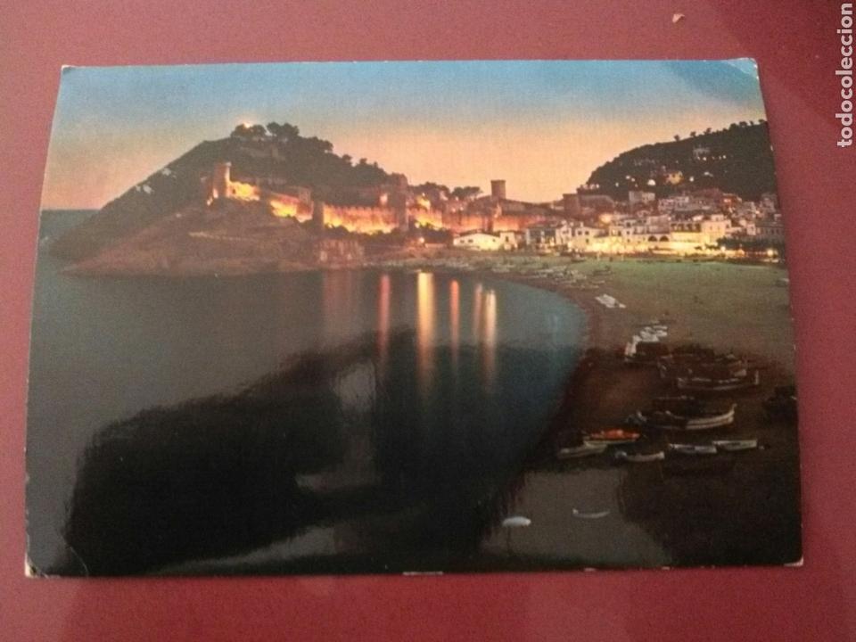 C&oacute;mics: Postal Vista nocturna Tossa de Mar - Foto 1