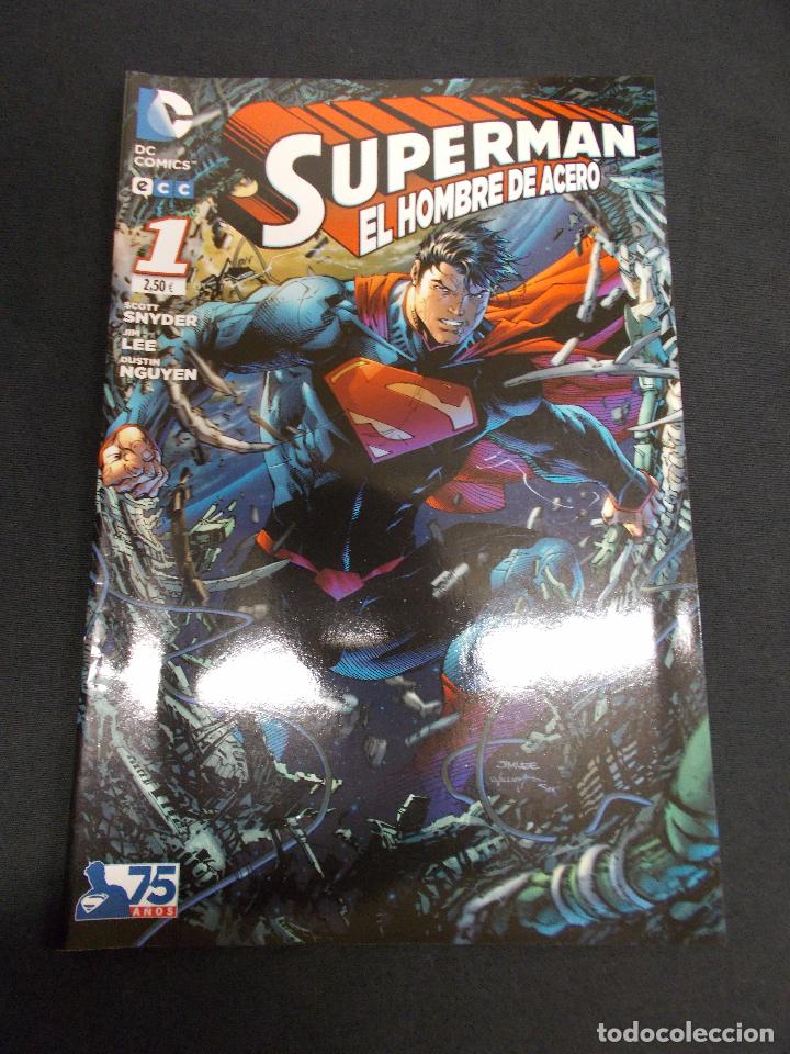 C&oacute;mics: SUPERMAN EL HOMBRE DE ACERO - N&ordm; 1 - ECC - Foto 1