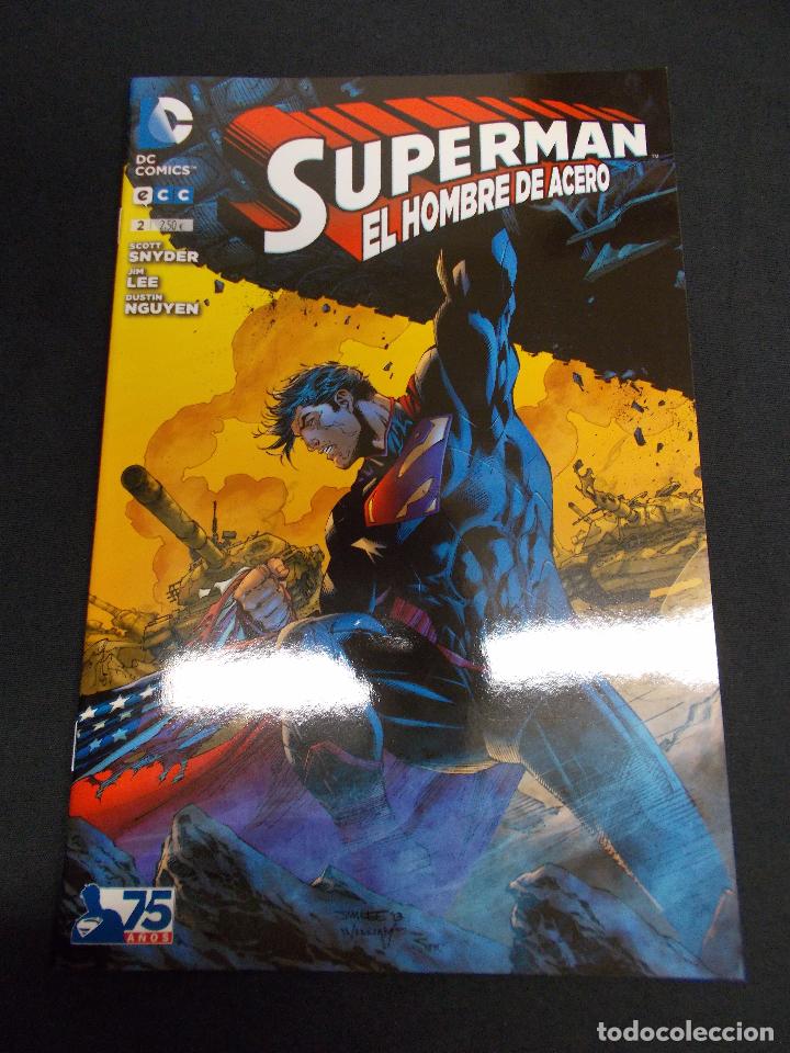 C&oacute;mics: SUPERMAN EL HOMBRE DE ACERO - N&ordm; 2 - ECC - Foto 1
