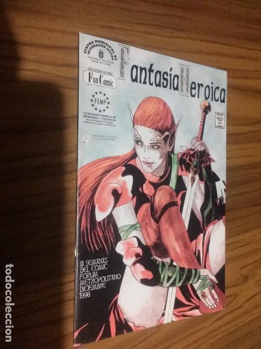Fumetti: FANTASIA HEROICA. CAT&Aacute;LOGO DE LA EXPOSICI&Oacute;N DE FUN COMIC. DICIEMBRE 1998. GRAPA. BUEN ESTADO. RARO