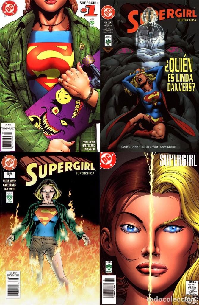 C&oacute;mics: SUPERGIRL DE PETER DAVID (PACK 4 TOMOS N&ordm; 1, 2, 3 Y 4) VID - Foto 1