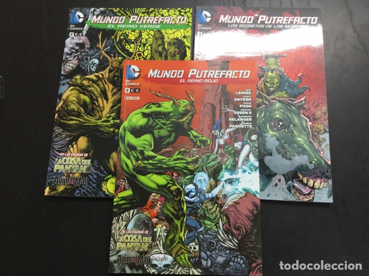 C&oacute;mics: Mundo Putrefacto 1 2 3 (Colecci&oacute;n Completa en tomos) Jeff Lemire, Scott Snyder - ECC - Foto 1