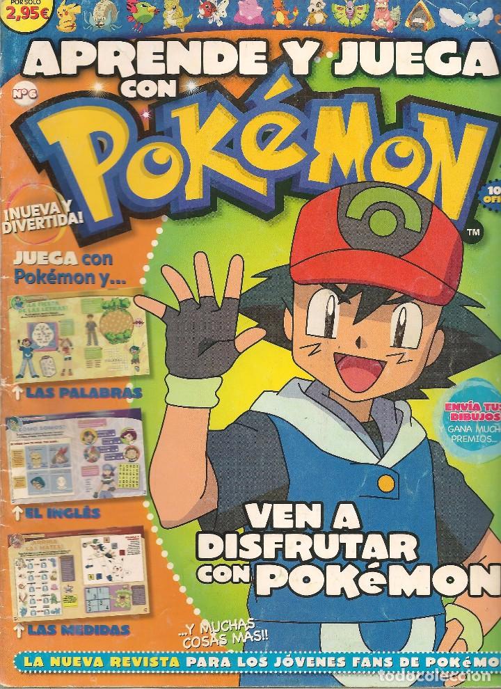 C&oacute;mics: APRENDE Y JUEGA CON POKEMON. N&ordm; 6. CON POSTER CENTRAL. (ST/B7) - Foto 1