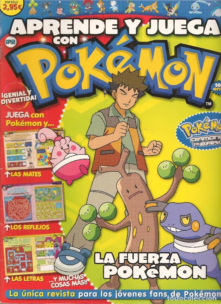 Comics: APRENDE Y JUEGA CON POKEMON. N&ordm; 25. CON POSTER CENTRAL. (ST/B7)