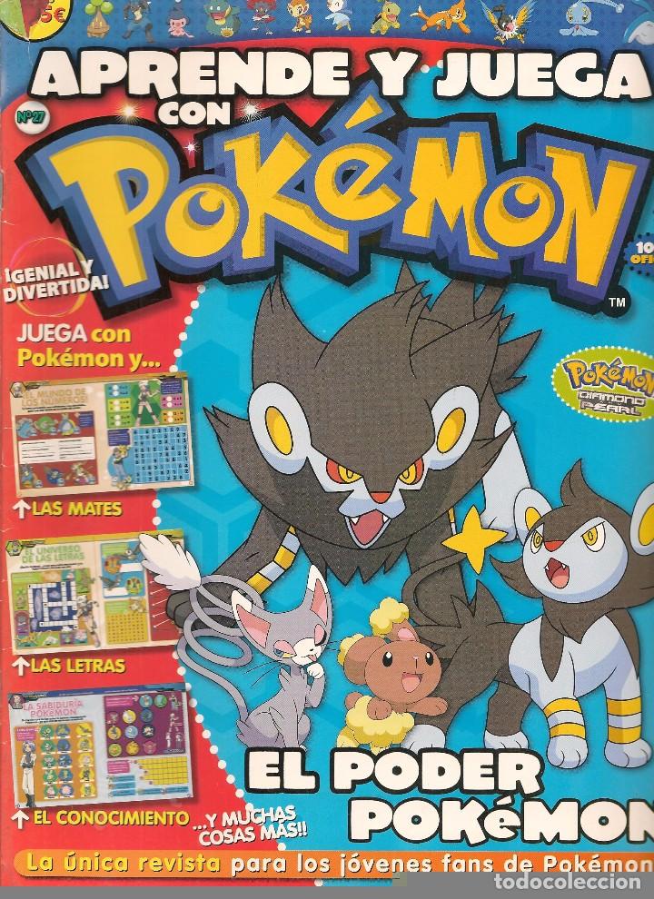 C&oacute;mics: APRENDE Y JUEGA CON POKEMON. N&ordm; 27. CON POSTER CENTRAL. (ST/B7) - Foto 1