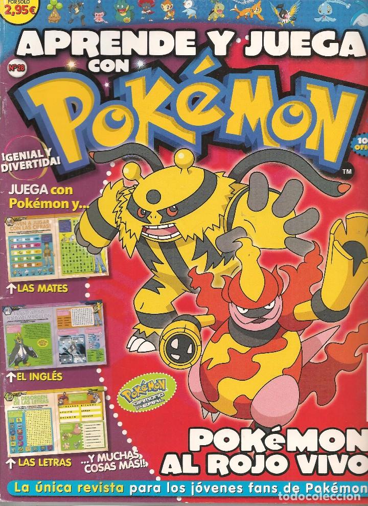 C&oacute;mics: APRENDE Y JUEGA CON POKEMON. N&ordm; 28. CON POSTER CENTRAL. (ST/B7) - Foto 1