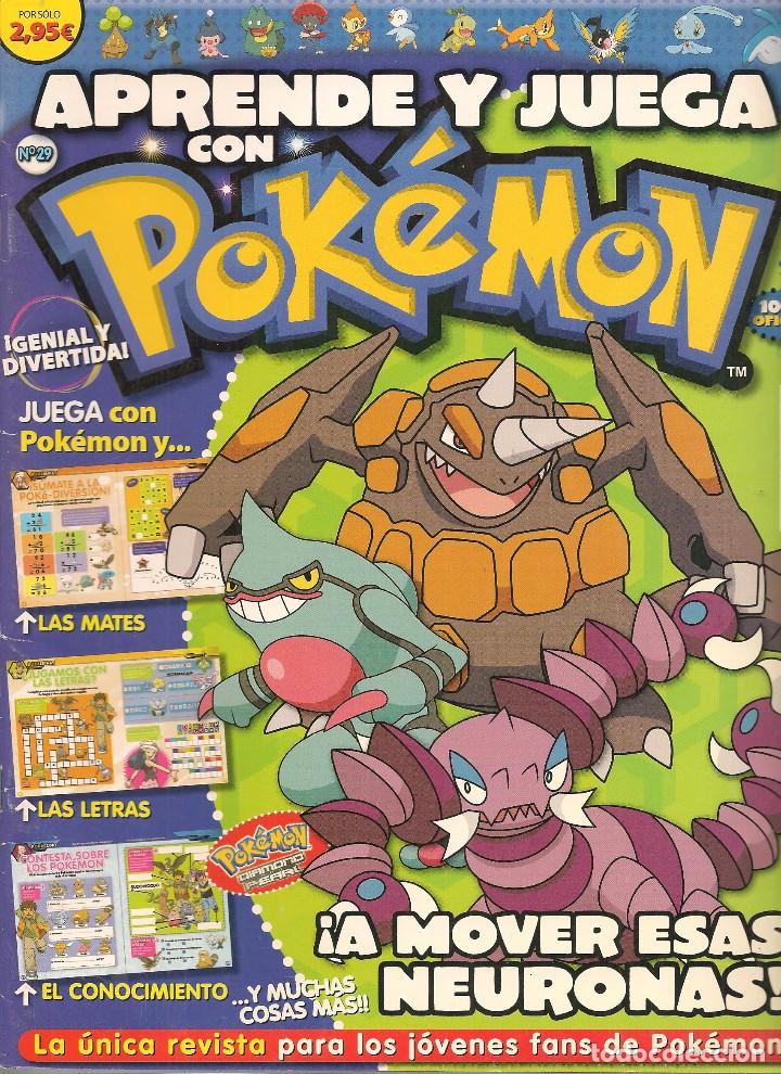 C&oacute;mics: APRENDE Y JUEGA CON POKEMON. N&ordm; 29. CON POSTER CENTRAL. (ST/B7) - Foto 1