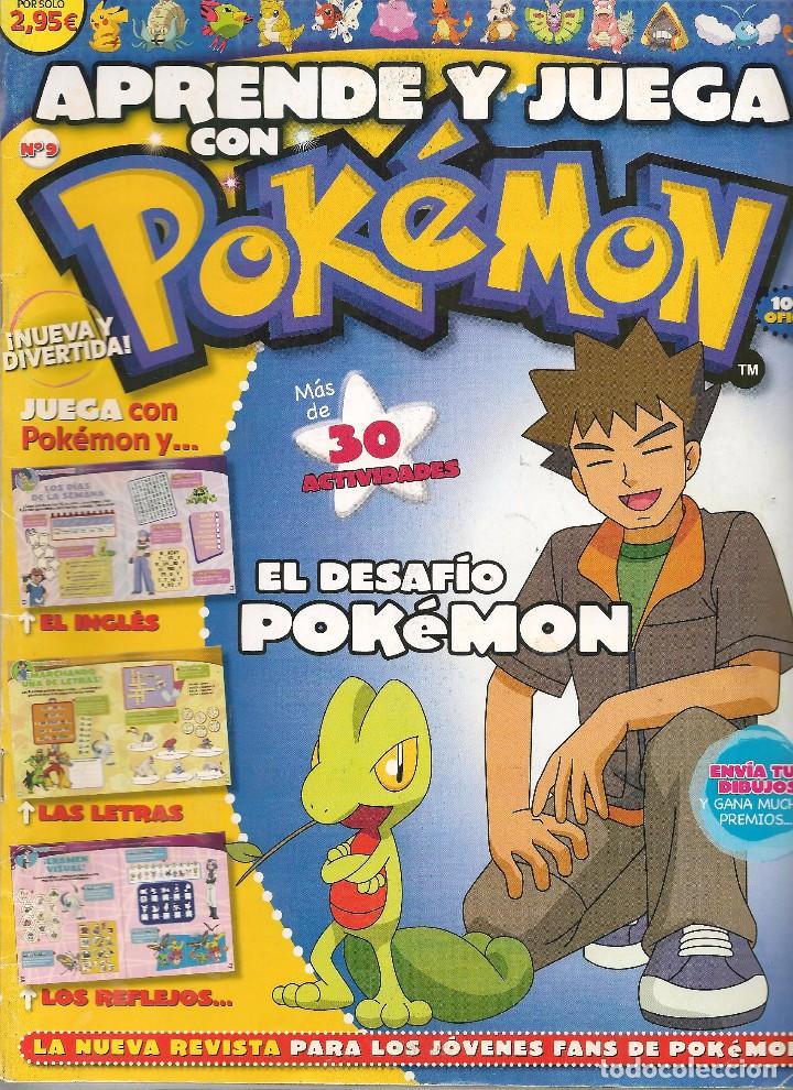 C&oacute;mics: APRENDE Y JUEGA CON POKEMON. N&ordm; 9. CON POSTER CENTRAL. (ST/B7) - Foto 1