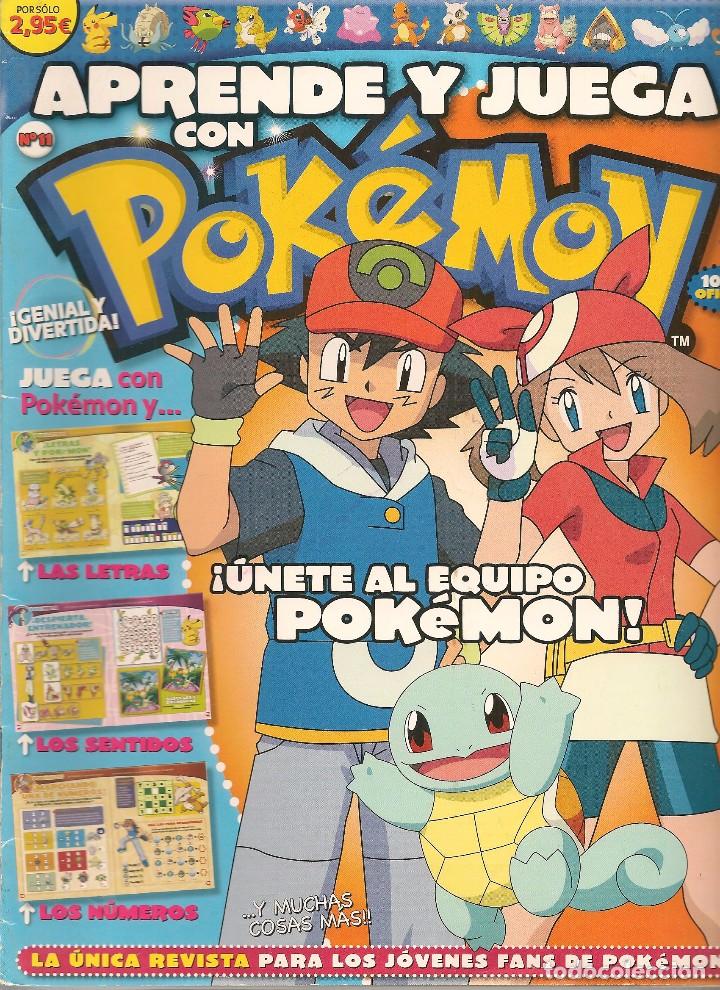 C&oacute;mics: APRENDE Y JUEGA CON POKEMON. N&ordm; 11. CON POSTER CENTRAL. (ST/B7) - Foto 1