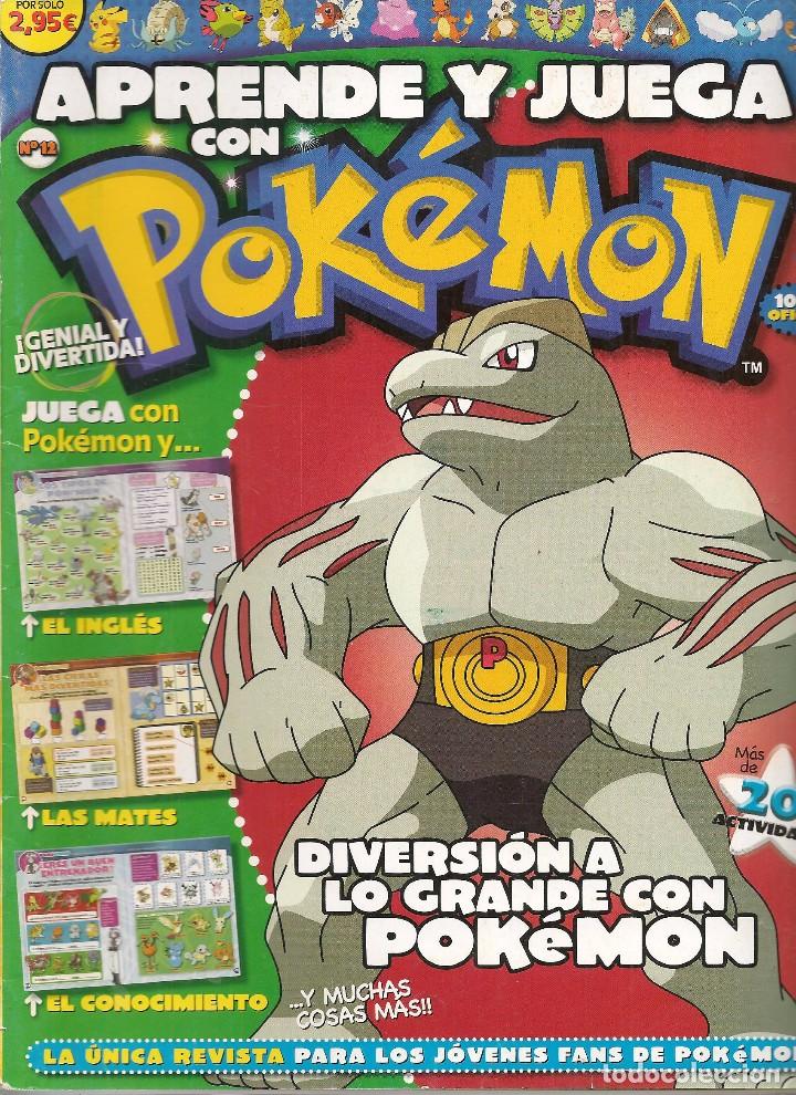 C&oacute;mics: APRENDE Y JUEGA CON POKEMON. N&ordm; 12. CON POSTER CENTRAL. (ST/B7) - Foto 1