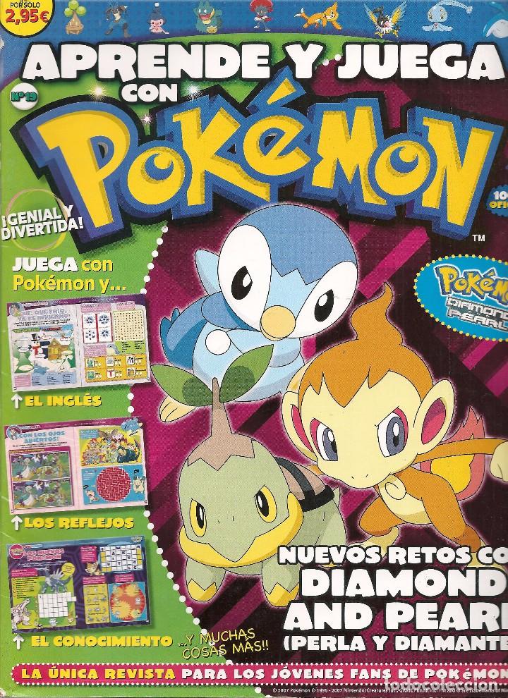 C&oacute;mics: APRENDE Y JUEGA CON POKEMON. N&ordm; 19. CON POSTER CENTRAL. (ST/B7) - Foto 1