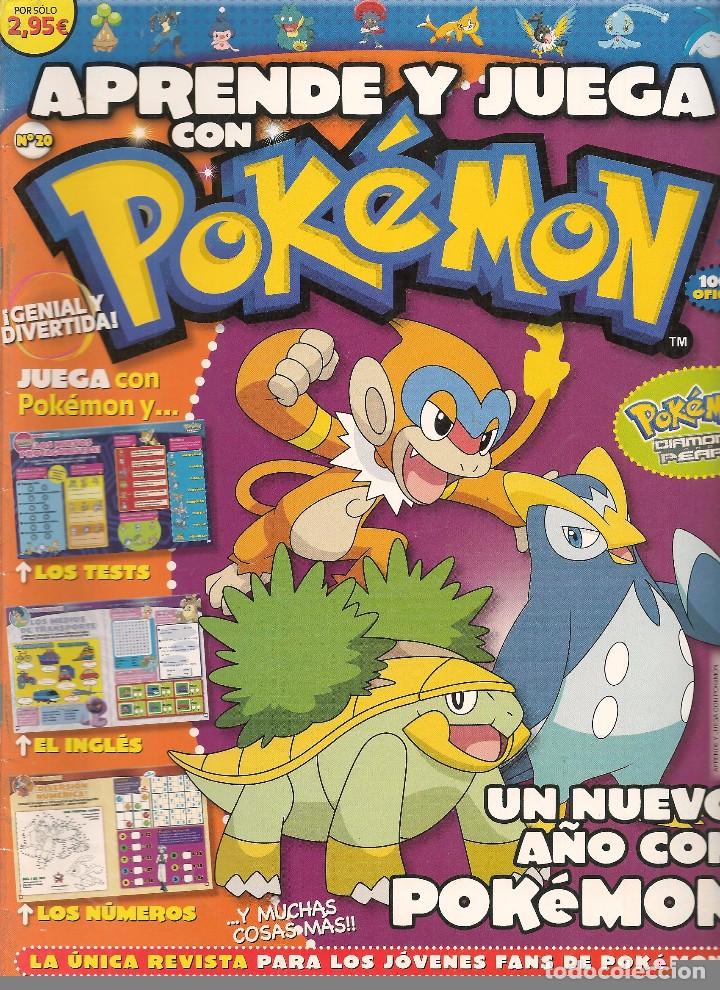 C&oacute;mics: APRENDE Y JUEGA CON POKEMON. N&ordm; 20. CON POSTER CENTRAL. (ST/B7) - Foto 1