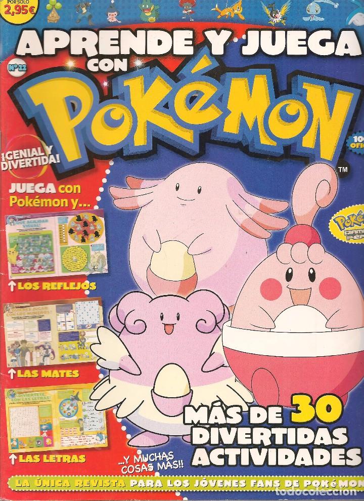 C&oacute;mics: APRENDE Y JUEGA CON POKEMON. N&ordm; 22. SIN POSTER CENTRAL. (ST/B7) - Foto 1