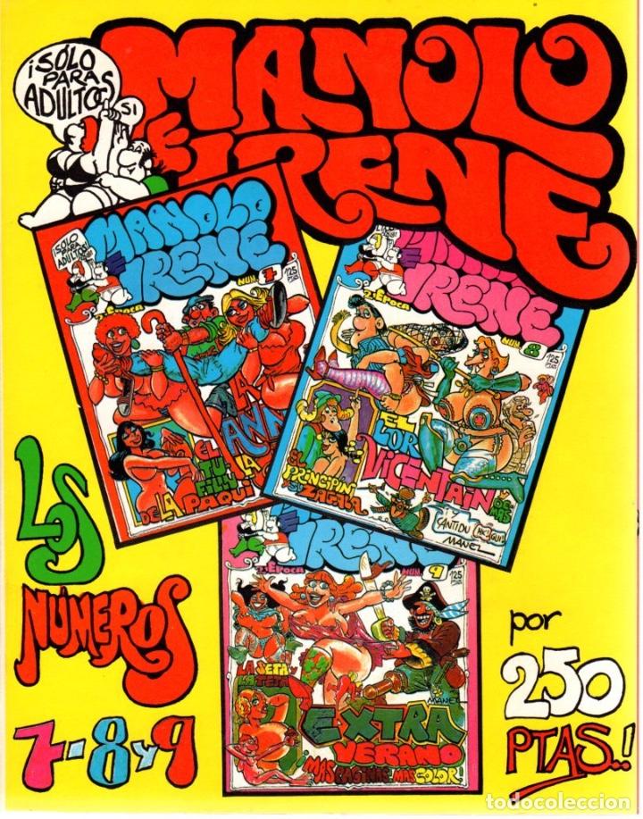 C&oacute;mics: MANOLO E IRENE. NUMEROS 7-8 Y 9. EDITA MANUEL FERRER. A&Ntilde;O 1982 - Foto 1