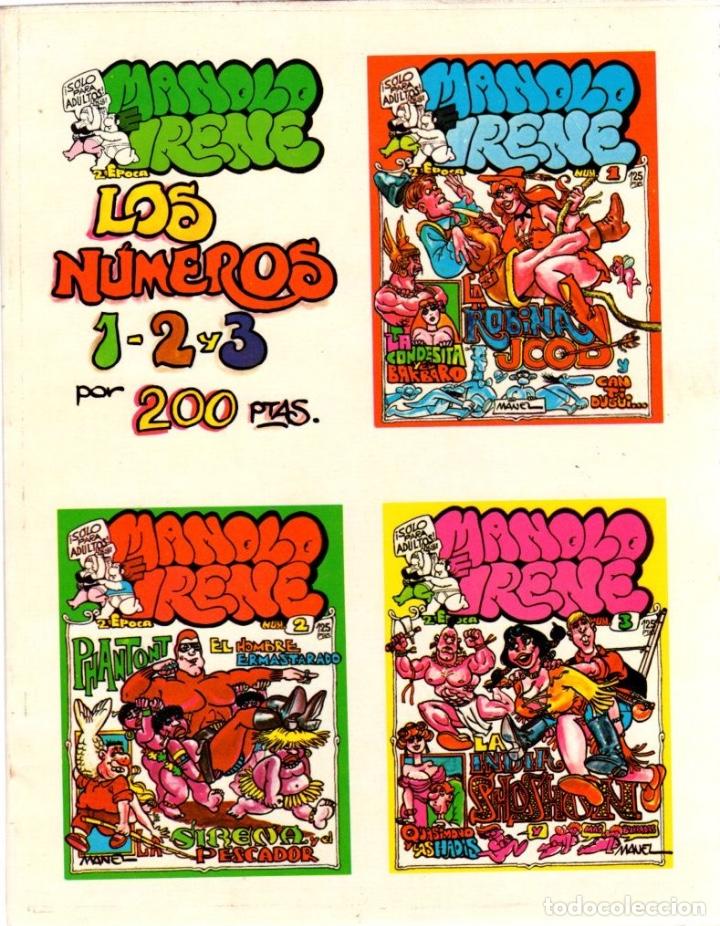 C&oacute;mics: MANOLO E IRENE. NUMEROS 1-2 Y 3. EDITA MANUEL FERRER. A&Ntilde;O 1982 - Foto 1