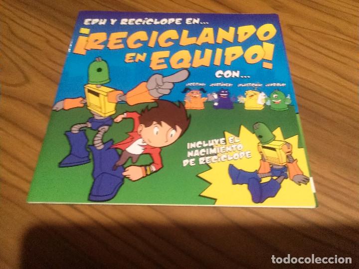 Comics: RECICLANDO EN EQUIPO. COMIC A COLOR SOBRE RECICLAJE. 18 P&Aacute;GINAS. BUEN ESTADO. RARO