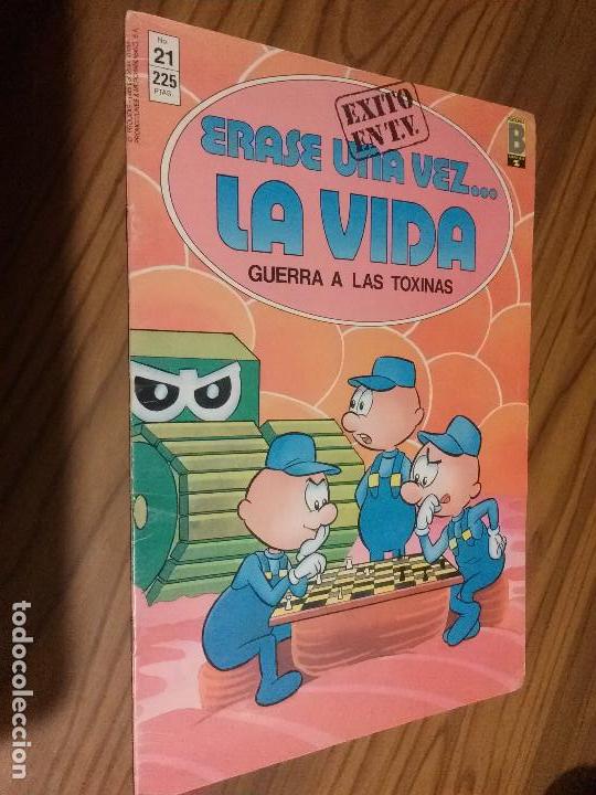 C&oacute;mics: ERASE UNA VEZ.... LA VIDA 21. GUERRA A LAS TOXINAS. GRAPA. BUEN ESTADO. RARO caj. 84