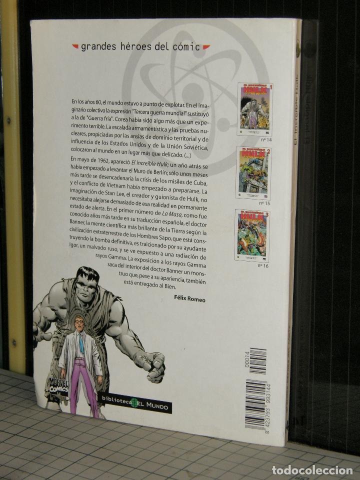 C&oacute;mics: EL INCREIBLE HULK N&ordm;1 - Biblioteca EL MUNDO 2003 - Foto 5