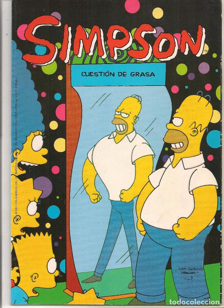 C&oacute;mics: SIMPSON. CUESTI&Oacute;N DE GRASA. COMIC S BONGO.(B/58) - Foto 1