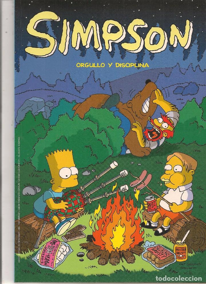 C&oacute;mics: SIMPSON. ORGULLO Y DISCIPLINA. COMIC S BONGO.(B/58) - Foto 1