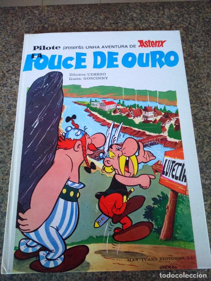 C&oacute;mics: ASTERIX E A FOUCE DE OURO -- 1&ordf; EDICION EN GALLEGO -- 1978 -- - Foto 1