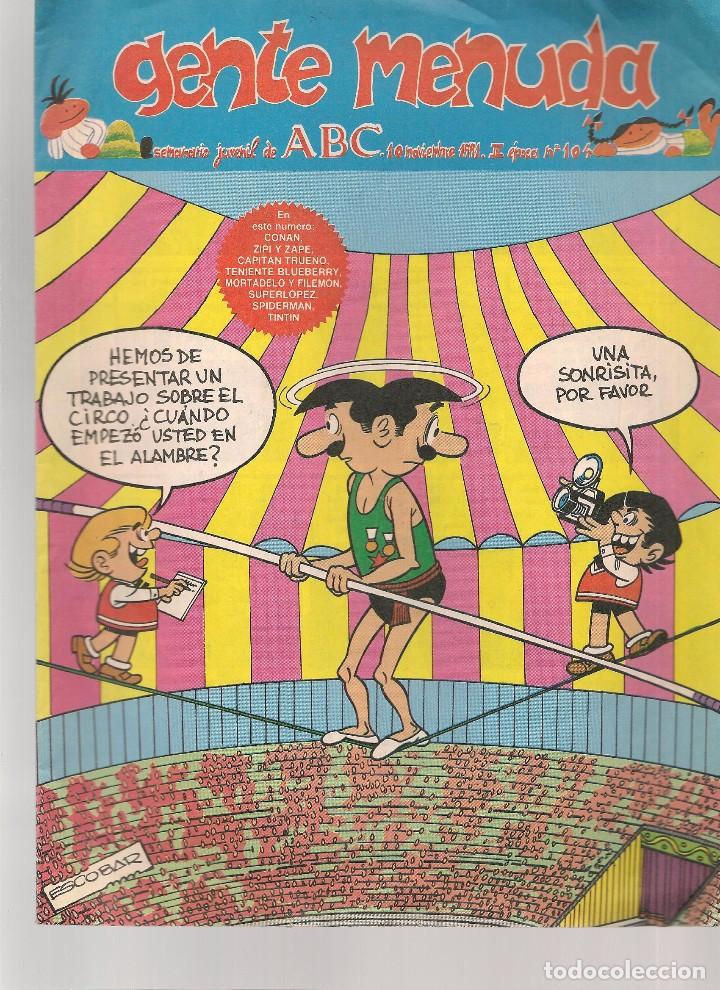 Comics: GENTE MENUDA. N&ordm; 104.  ABC. 10 NVBRE. 1991. (ST/)