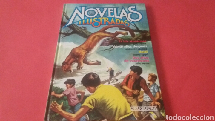 C&oacute;mics: NOVELAS ILUSTRADAS 4 LA ISLA MISTERIOSA EXCELENTE ESTADO - Foto 1