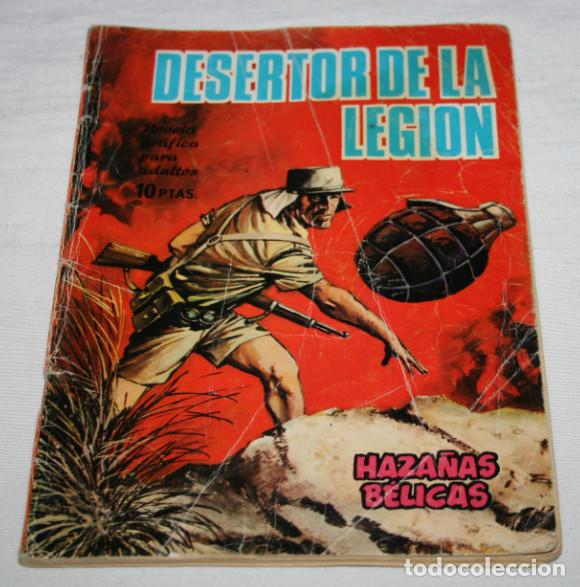 C&oacute;mics: HAZA&Ntilde;AS BELICAS, DESERTOR DE LA LEGION, TORAY 1966, NOVELAS GRAFICAS, TEBEO ANTIGUO