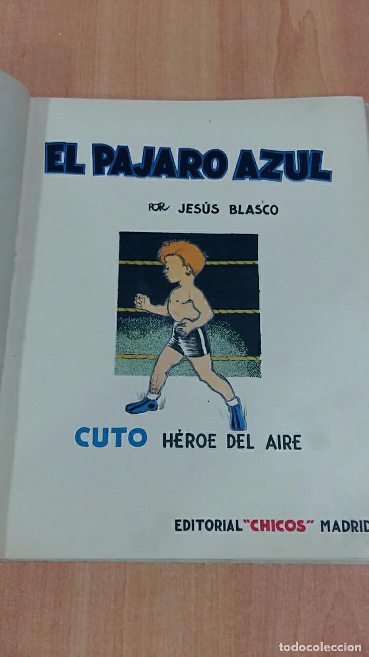 C&oacute;mics: COMIC TEBEO. EL PAJARO AZUL. J BLANCO. CUTO HEROE DEL AIRE. EDIT CHICOS - Foto 2