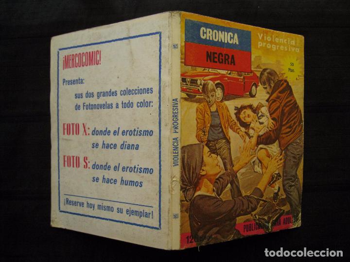 C&oacute;mics: CRONICA NEGRA - VIOLENCIA PROGRESIVA - EDICIONES MERCOCOMIC. - Foto 3
