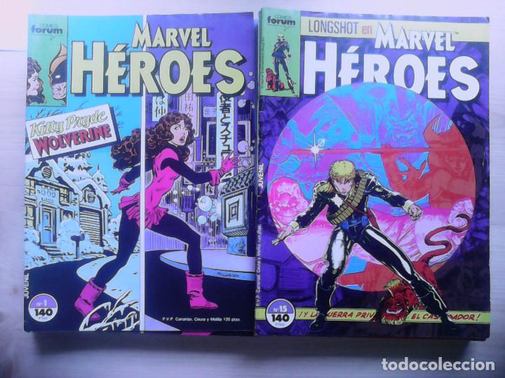 C&oacute;mics: M&aacute;rvel H&eacute;roes. Lote del 1 al 34 + 5 extras - Foto 1