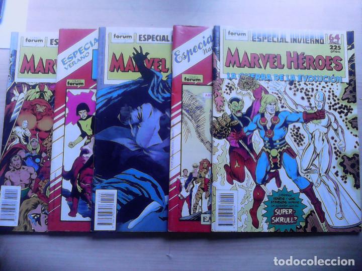 C&oacute;mics: M&aacute;rvel H&eacute;roes. Lote del 1 al 34 + 5 extras - Foto 3