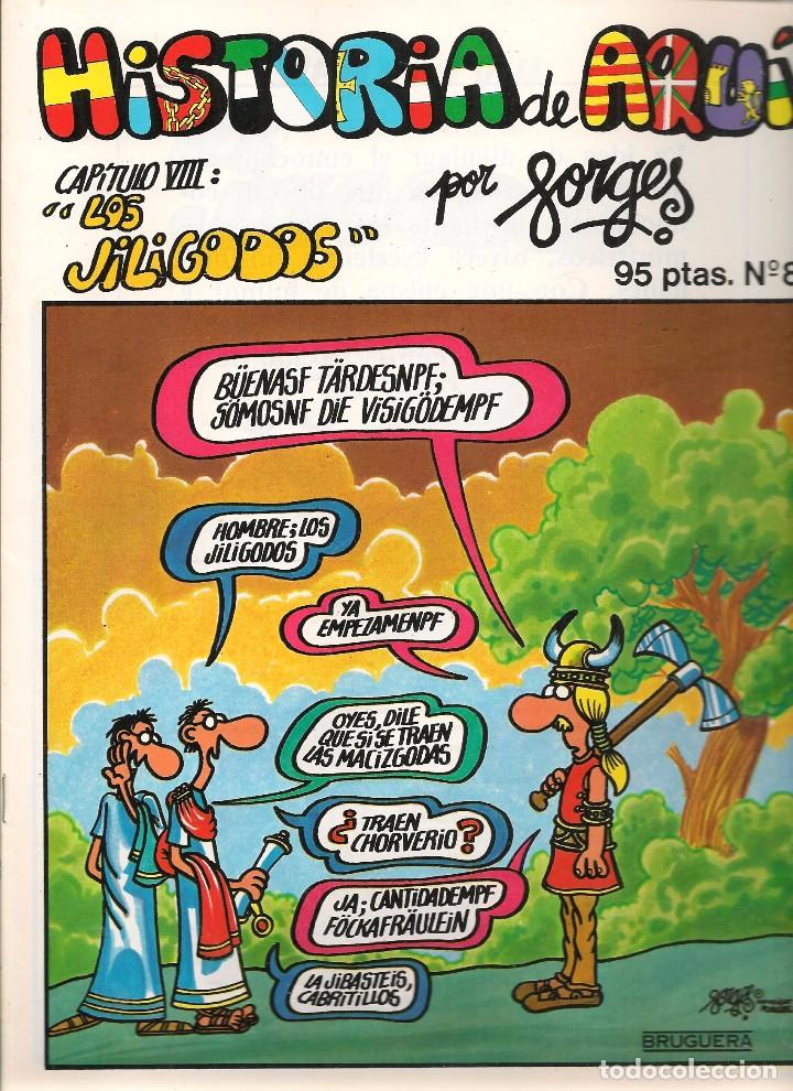C&oacute;mics: HISTORIA DE AQU&Iacute;. N&ordm; 8. FORGES. BRUGUERA. (ST/) - Foto 1