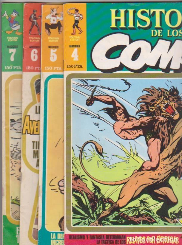 C&oacute;mics: Historia de los comics n&ordm;  4,5,6 y 7. - Foto 1
