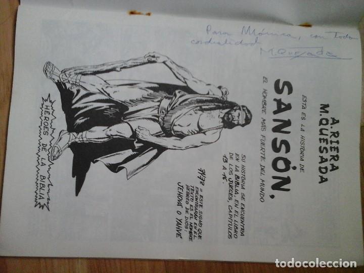 C&oacute;mics: SANSON - MONOGRAFICO A&Ntilde;O 1982 - CON DEDICATORIA DE LOS AUTORES - M.QUESADA - Foto 2