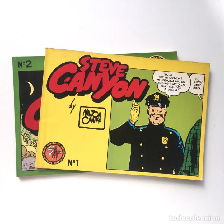 C&oacute;mics: STEVE CANYON 1 y 2 - MILTON CANIFF (ESEUVE) - Foto 1